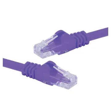 8 Pin RJ45 Male to 8 Pin RJ45 Male Purple 2m - Category 6