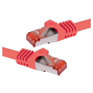 8 Pin RJ45 Male to 8 Pin RJ45 Male Red 0.3m