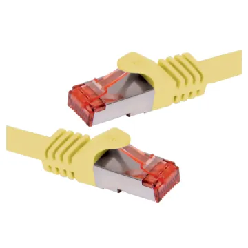 8 Pin RJ45 Male to 8 Pin RJ45 Male Yellow 3m