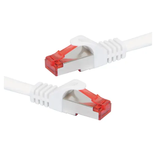 8 Pin RJ45 Male to 8 Pin RJ45 Male White 0.5m