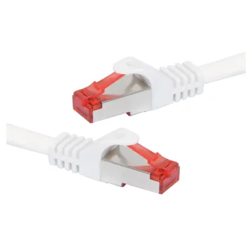 8 Pin RJ45 Male to 8 Pin RJ45 Male White 1m