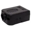 With this serial terminal block breakout users can make their own custom DE-9 serial interfaces with ease. The casing houses a PCB with screw terminal blocks suitable for use with stranded or solid core copper wire. Once wired up, you can clip the casing closed securely - it can be reopened if require using a small screw driver.