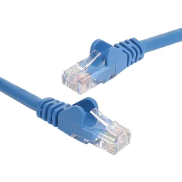 8 Pin RJ45 Male to 8 Pin RJ45 Male Blue 0.5m - Category 6
