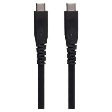 This USB C cable is designed for both data and video transmission.