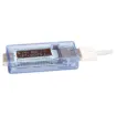 This USB Voltage and Current Meter is a handy little gadget that allows you to keep an eye on the output voltage and current leaving your USB port when charging devices such as phones, cameras and tablets. 

Easy to read display gives simultaneous voltage, power consumption over time (resettable)  and current measurements. Max voltage reading 24V