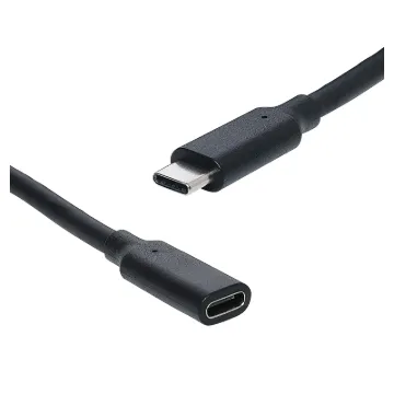 This type-C to type C USB cable features USB 3.2 Gen 2 compatibility and can be used to connect and power a variety of USB type C equipped devices.