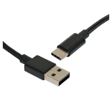 USB 2.0 Type A Male to Type C Male 
Length: 1m