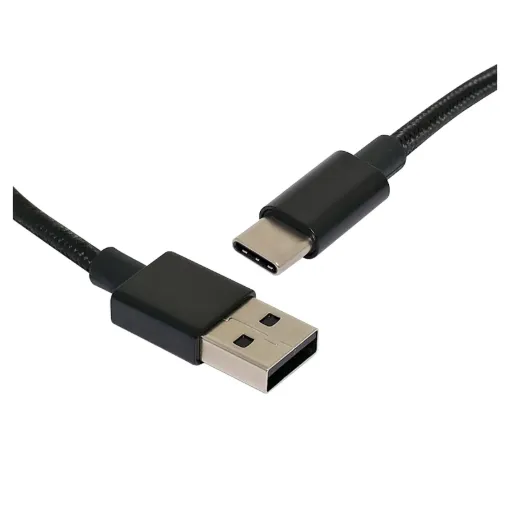 USB 2.0 Type A Male to Type C Male 
Length: 1m