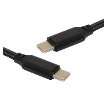 USB 3.1 Type C Male to C Male. Short length ideal for multi bay chargers. 
Length: 1.0m. 100W power delivery.