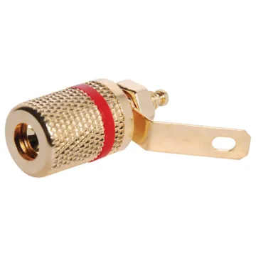 Quality gold plated connector ideal for speaker plates.