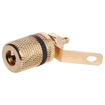 Quality gold plated connectors ideal for speaker plates.