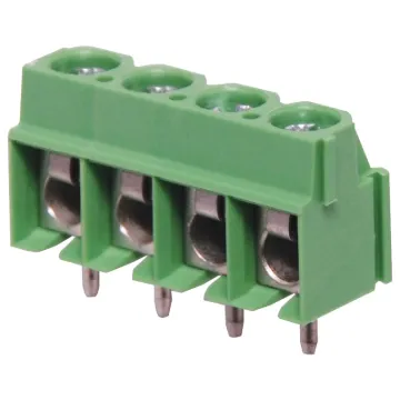 Dove-tail grooves enable these terminal blocks to be ganged together in any combination. With spring steel wire protect terminals. 
300V AC rated. 
Cable size 0.5-2mm2