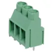 6.35mm Pitch 
Dove-tail grooves enable these terminal blocks to be ganged together in any combination. With wire protect terminals. Rated at 30A at 300V AC.

Cable size: 0.5-3.6mm2