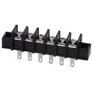 Pin Spacing: 9.5mm
Current Rating: 15A at 250V
Solder Lugs: Tin Plated Brass
Screw: Nickel Plated Steel
Housing: Thermoplastic UL94V-O, Black