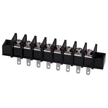 Pin Spacing: 9.5mm
Current Rating: 15A at 250V
Solder Lugs: Tin Plated Brass
Screw: Nickel Plated Steel
Housing: Thermoplastic UL94V-O, Black