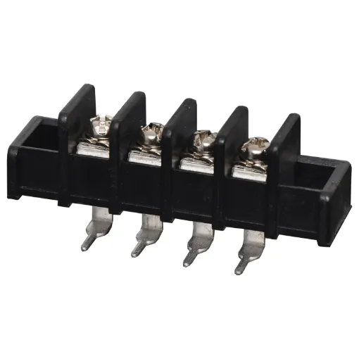 Pin Spacing: 8.25mm
Current Rating: 15A at 300V
Solder Pins: Tin Plated Brass
Screw: Nickel Plated Steel
Housing: Polyamide UL94V-O, Black
Non Dinkle Brand