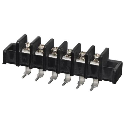 Pin Spacing: 8.25mm
Current Rating: 15A at 300V
Solder Pins: Tin Plated Brass
Screw: Nickel Plated Steel
Housing: Polyamide UL94V-O, Black
Non Dinkle Brand