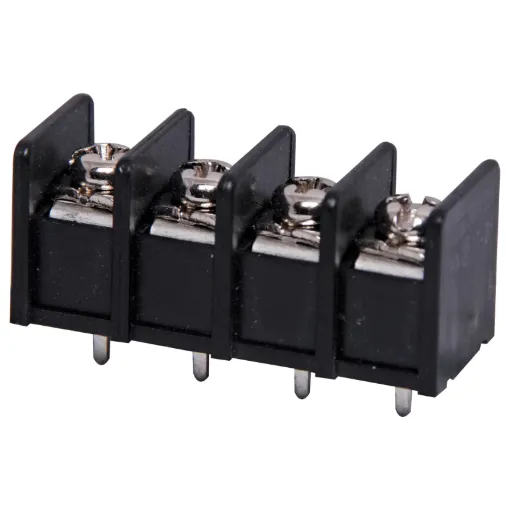Pin Spacing: 8.25mm
Current Rating: 15A at 300V
Solder Pins: Tin Plated Brass
Screw: Nickel Plated Steel
Housing: Polyamide UL94V-O, Black