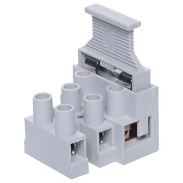 Current Rating (Fuse Holder): 6.3A 250V
Current Rating (Terminal Block): 10A 250V
Dissipated Power: 3W
Fuse Size: 5x20mm
Material: UL 94-V0