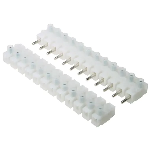 12 way 450V @ 6A rated terminal block pair.
