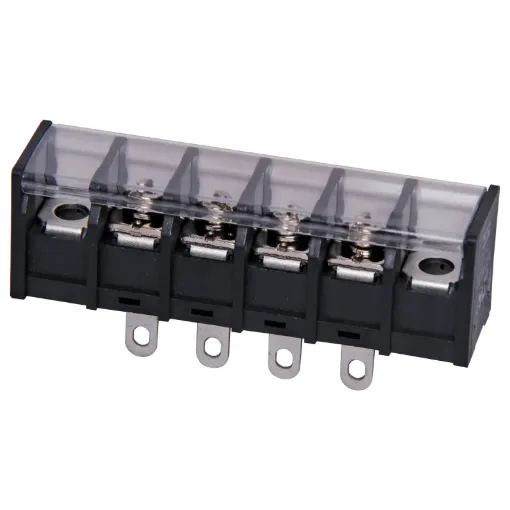 Pin Spacing: 9.5mm
Current Rating: 20A at 300V
Solder Lugs: Tin Plated Brass
Screw: Nickel Plated Steel
Housing: Thermoplastic UL94V-O, Black
