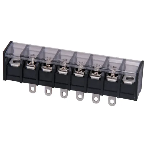 Pin Spacing: 9.5mm
Current Rating: 20A at 300V
Solder Lugs: Tin Plated Brass
Screw: Nickel Plated Steel
Housing: Thermoplastic UL94V-O, Black
