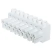 Plug height: 15.5mm, Pin size: 1mm, 18A rated. 36 way strip, can cut to any length.
Female