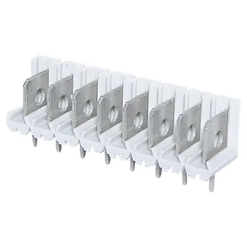 Plug height: 15.5mm, Pin size: 1mm, 18A rated. 36 way strip, can cut to any length.
Male