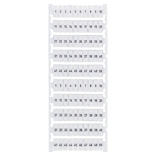 Terminal labels numbered 1 to 50.