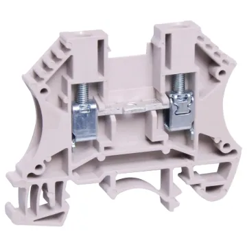 Designed to be ganged together to form as many poles as required to suit your application. Suitable for 35mm top hat and asymmetrical “G” Type DIN rail mounts.
600V rated. Grey.