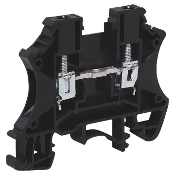 Designed to be ganged together to form as many poles as required to suit your application. Suitable for 35mm top hat and asymmetrical “G” Type DIN rail mounts.
600V rated. Black.