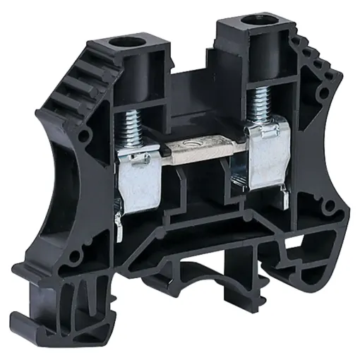 Designed to be ganged together to form as many poles as required to suit your application. Suitable for 35mm top hat and asymmetrical “G” Type DIN rail mounts. 600V rated.