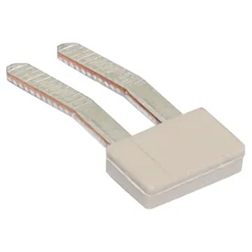 This 2 way insertion bridge allows for the joining of two ganged DIN rail terminals. It inserts below the DIN rail terminal screw cage and distributes the connection to the terminal adjacent. Prongs are scored to prevent dislodgement from the terminal.