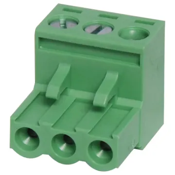 Screw terminal plugs with rising clamp type terminals. Rated 10A at 300V. Cable hole entry size up to 4mm2 or 12AWG.