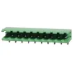 10 Way.
Horizontal Mount.
90 Degree Pins
Rated 10A at 300V