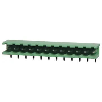 12 Way.
Horizontal Mount.
90 Degree Pins
Rated 10A at 300V