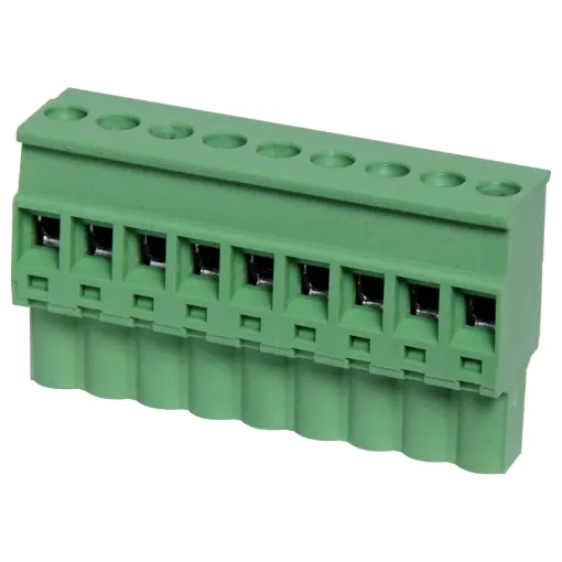 Screw Terminal Plugs
Rated 10A at 300V.
Cable hole entry size up to 4mm2 or 12AWG.