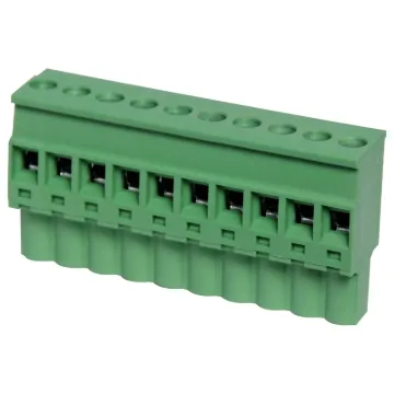 Screw Terminal Plugs
Rated 10A at 300V.
Cable hole entry size up to 4mm2 or 12AWG.