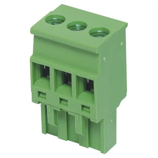Rising clamp type terminals. Rated 15A at 300V.
