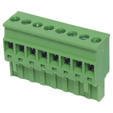 Rising clamp type terminals. Rated 15A at 300V.