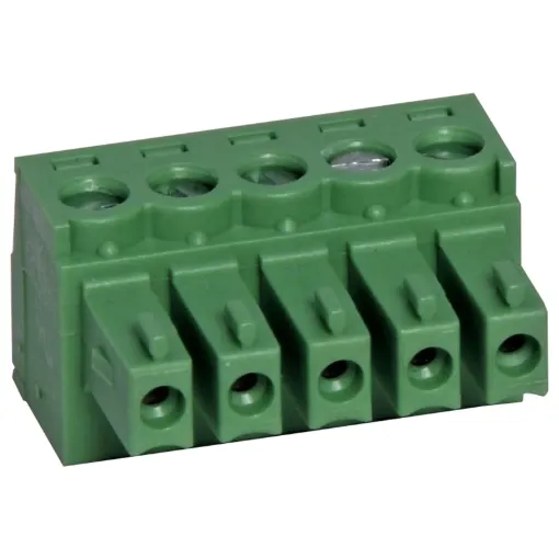 Screw Terminal Plugs
Rated 8A at 150V.
Cable hole entry size up to 1.5mm2 or 28-16AWG.
