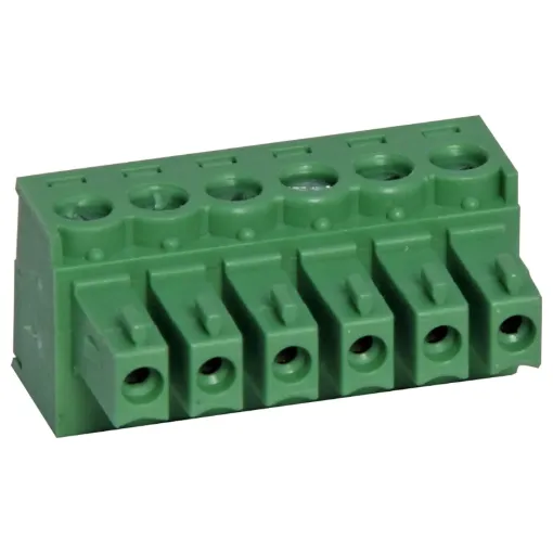 Screw Terminal Plugs
Rated 8A at 150V.
Cable hole entry size up to 1.5mm2 or 28-16AWG.