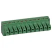 11 Way.
Screw Terminal Plugs
Rated 8A at 150V.
Cable hole entry size up to 1.5mm2 or 28-16AWG.