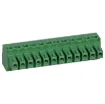 12 Way.
Screw Terminal Plugs
Rated 8A at 150V.
Cable hole entry size up to 1.5mm2 or 28-16AWG.