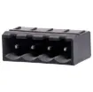 Constructed from high temperature plastic suitable for reflow soldering. 

Vertical Mount Boxed
Rated 10A at 300V
PCB pin diameter 1.2mm.