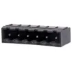 Constructed from high temperature plastic suitable for reflow soldering. 

Vertical Mount Boxed
Rated 10A at 300V
PCB pin diameter 1.2mm.
