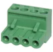 Screw terminal plugs with rising clamp type terminals.
4 Way.
Rated 10A at 300V.
Cable hole entry size up to 4mm2 or 12AWG.