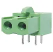 Pitch: 5.08mm
Rated 12A at 300V
Horizontal Mount