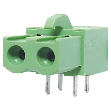Pitch: 5.08mm
Rated 12A at 300V
Horizontal Mount