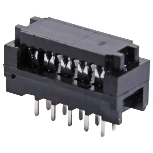 Used for non-removable connection to a PCB.
Twin row, 2.54mm pitch. 10 Pin
Oupiin series 6011.